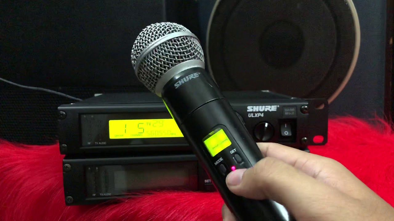 Lock - Unlock SHURE ULXP4 ULX2