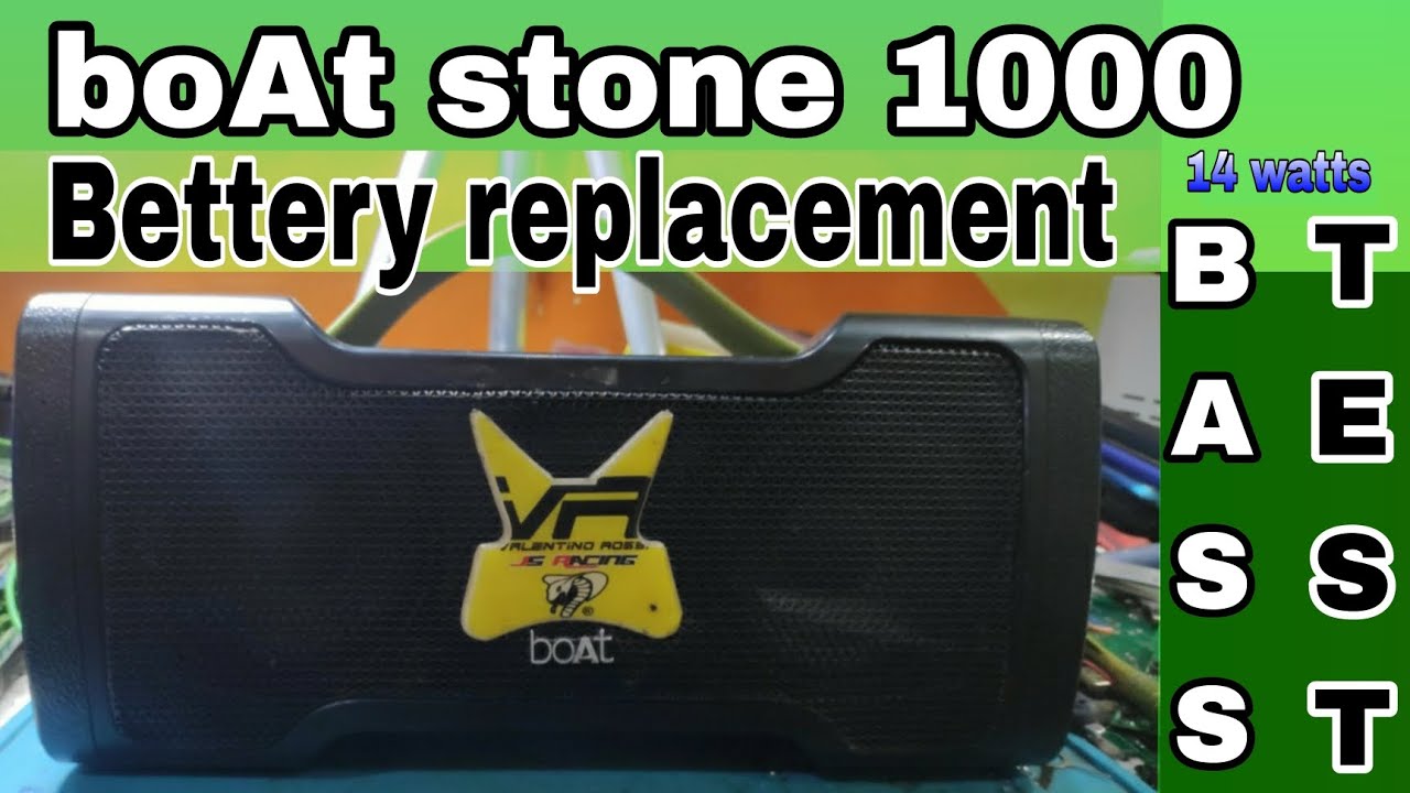 boAt stone 1000 battery replacement and 14 watts speaker sound bass test || Abhigadgetstech