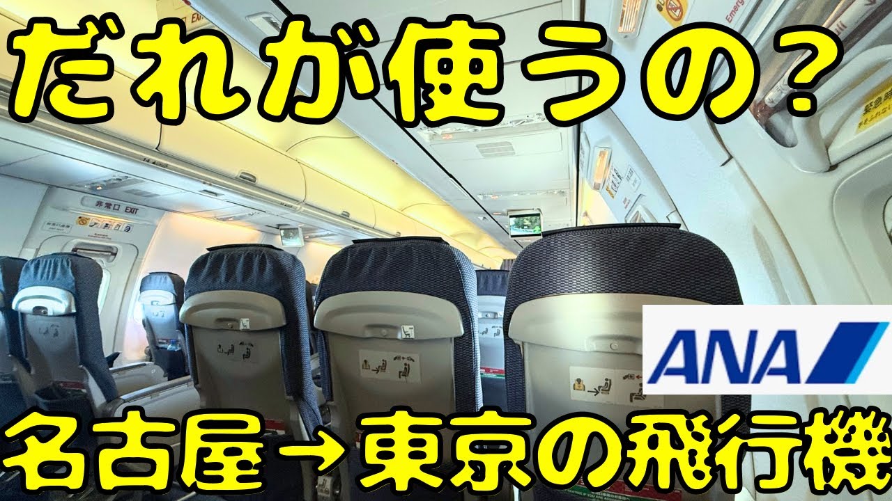 【特殊な国内線】利用者はほとんど○○！？もう一つの名古屋→東京を結ぶANAを利用してみたら...