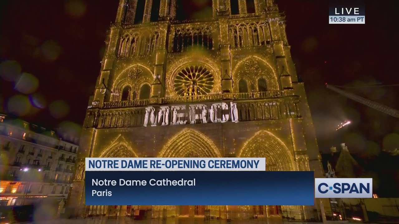 CLIP: Notre Dame Cathedral Re-Opening in Paris, France