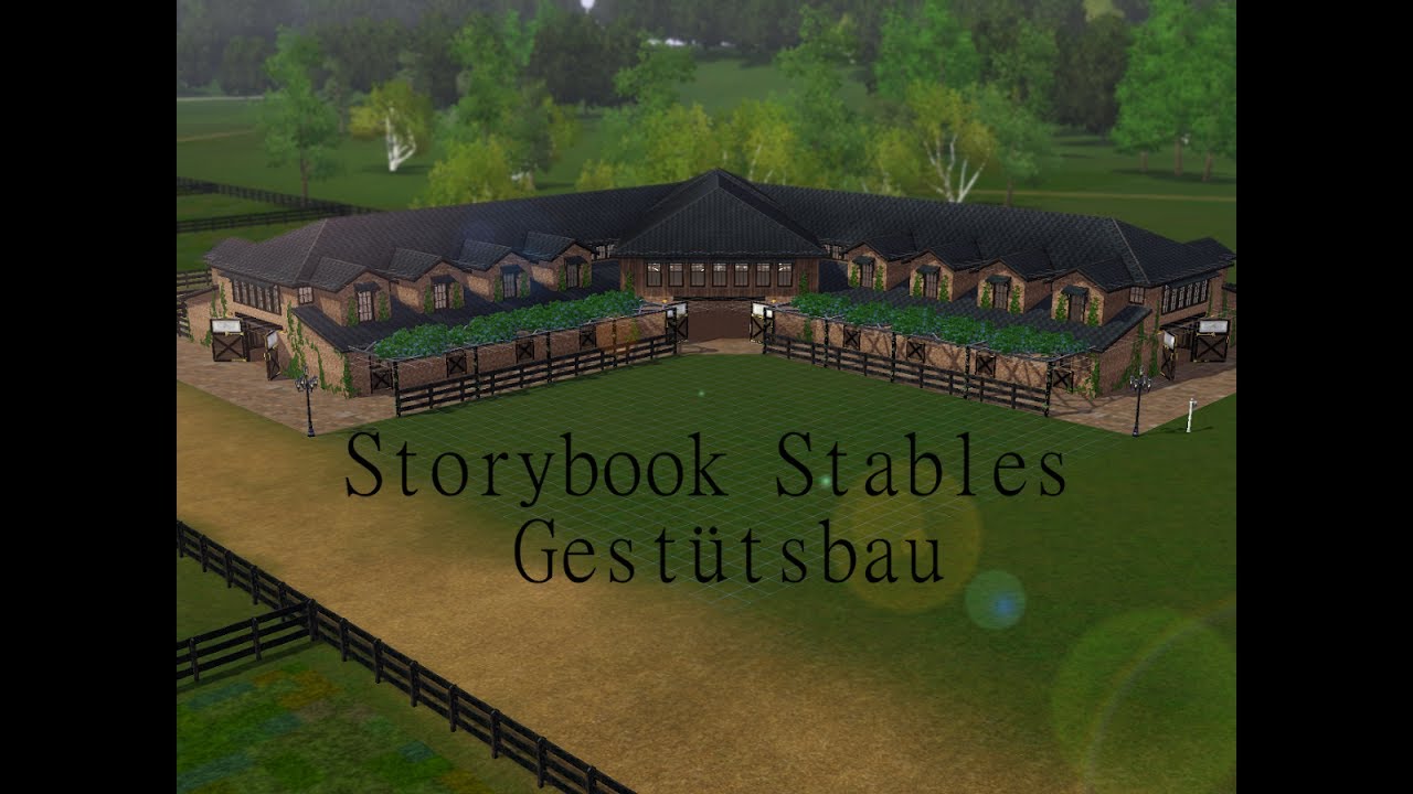 Sims 3 Pferde/Horses   Let's Build Storybook Stables #1