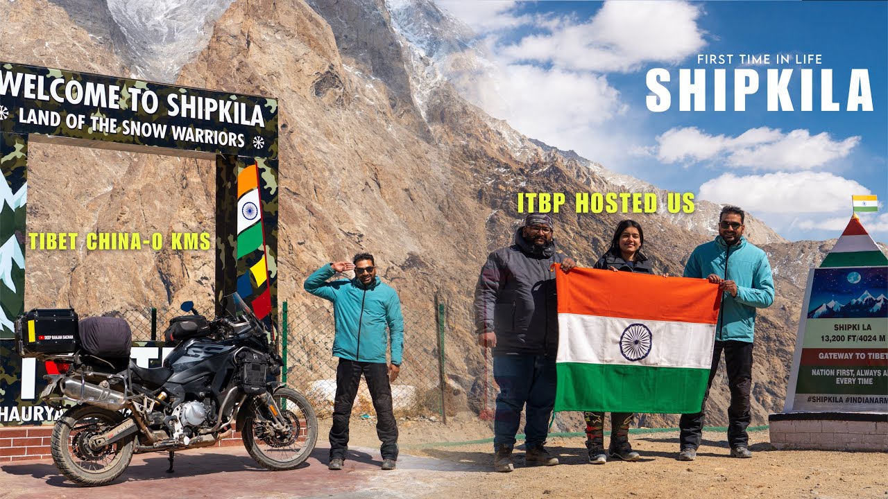 Shipki La Pass - Tibet (China) is 0 Kms From Here | Now Open For Tourists | Ep-05 Winter Spiti Ride