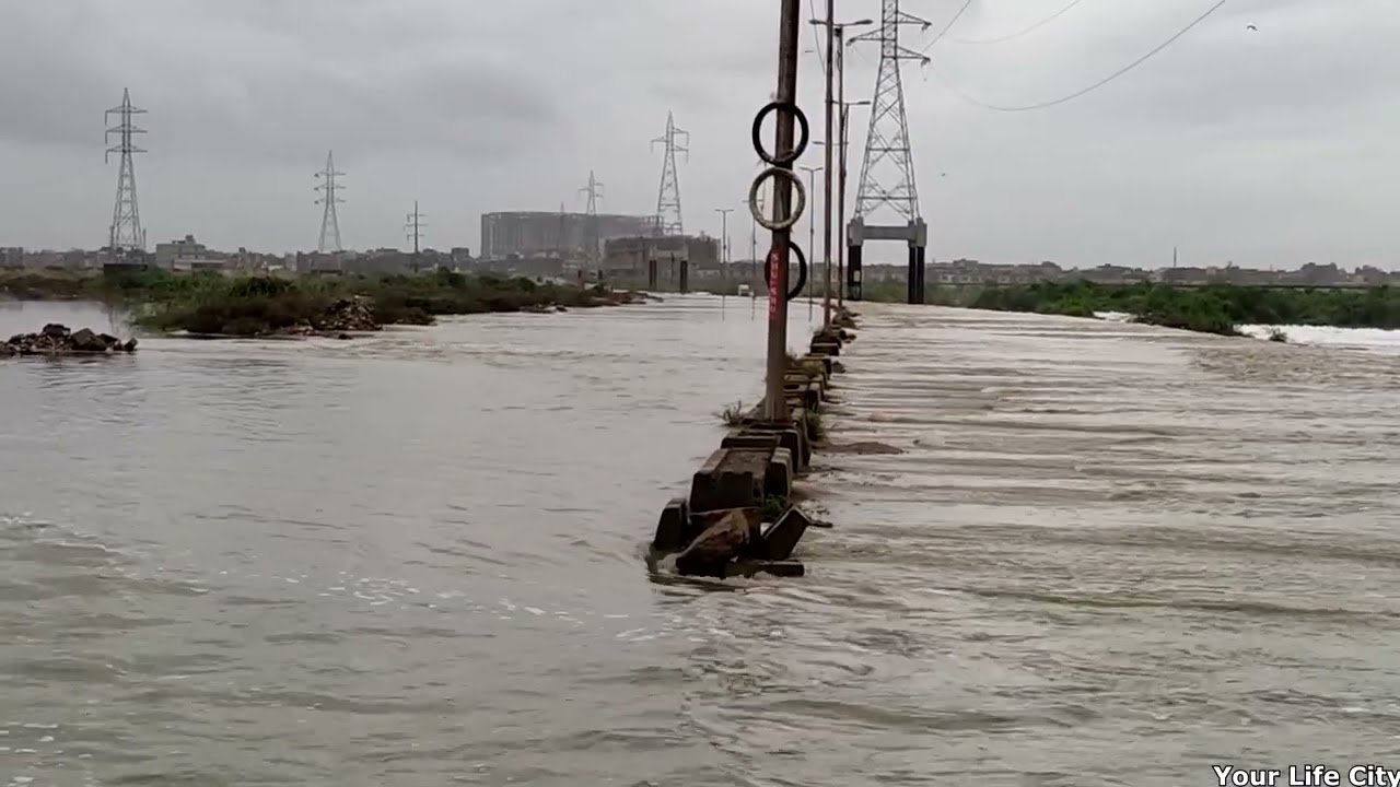 Malir Nadi After Heavy Rain - Karachi - 25 July 2022 - #barish #karachi