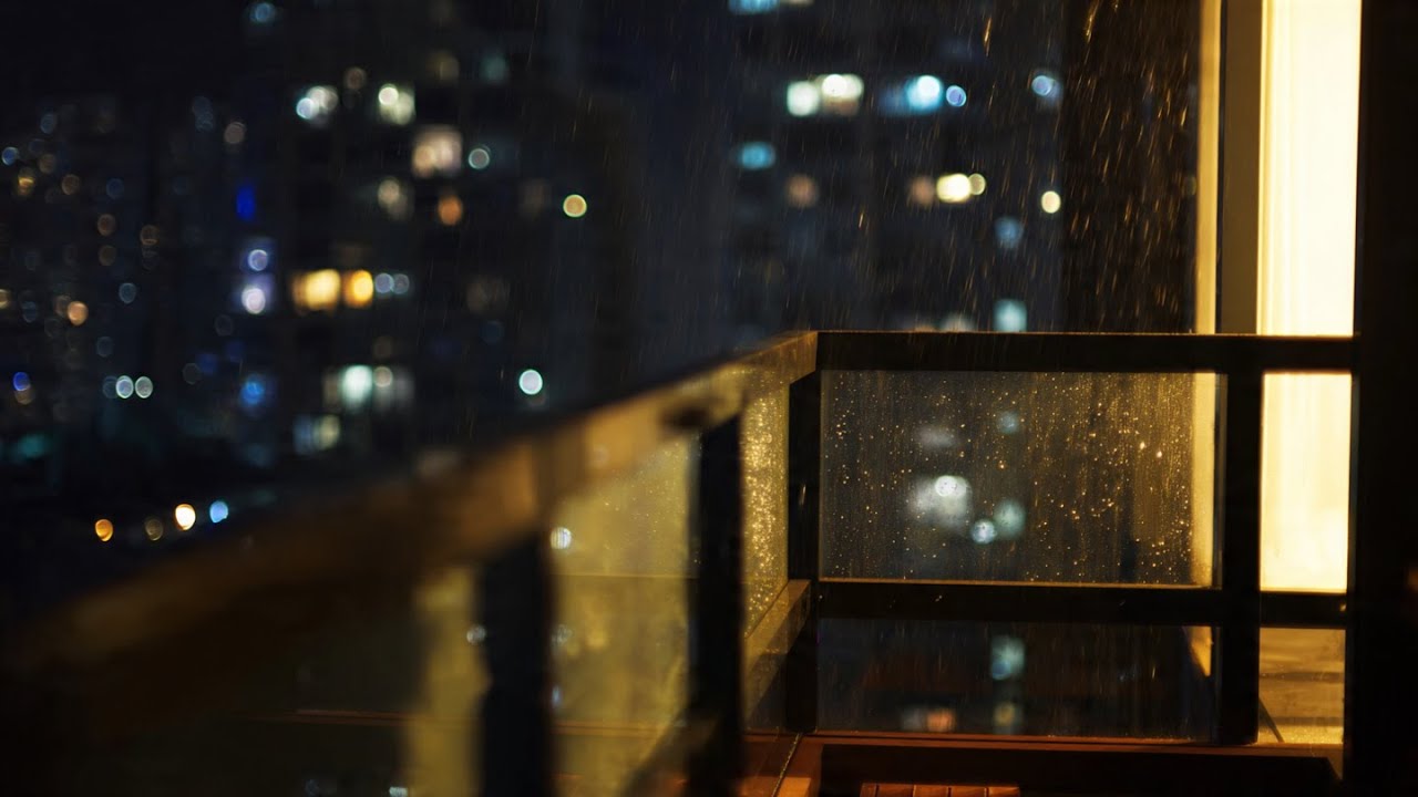 Relaxing Night City Ambience 🌙 Calm Music for Sleep, Stress Relief & Peaceful Evenings