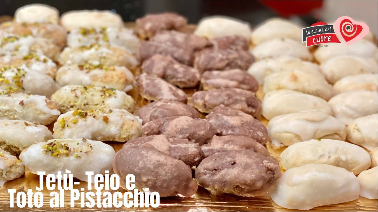 Tetú Teio e Totò al Pistacchio /Biscotti  bersaglieri siciliani della delle feste dei morti