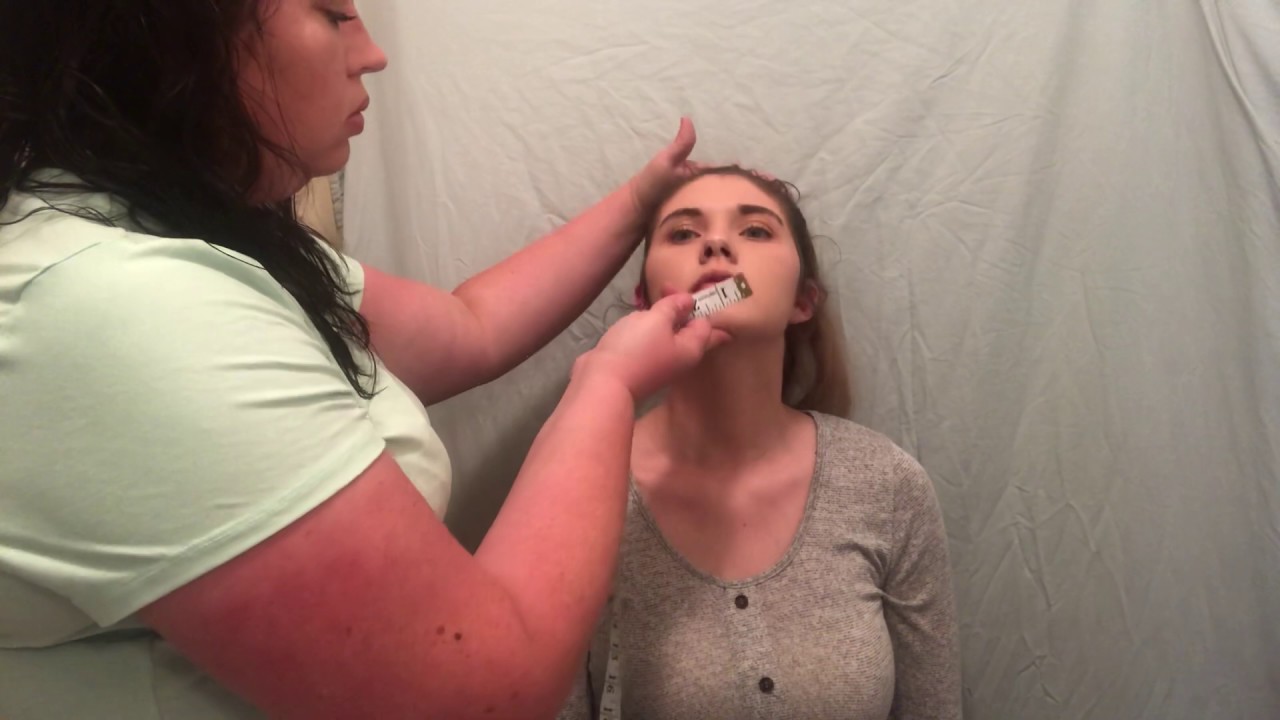 ASMR face measurements real person no talking