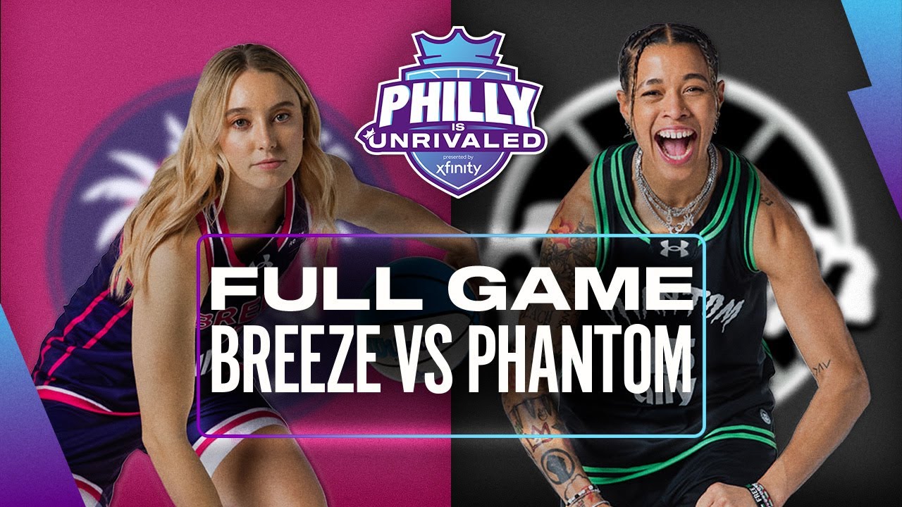 BREEZE vs. PHANTOM | Full Game Live from Philly | Unrivaled Basketball