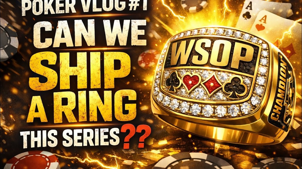 “Chasing a WSOP Ring… It Starts NOW | Poker Vlog #1”