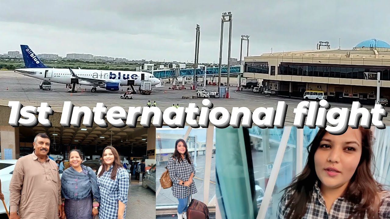 My First Time International Flight | Journey to Dubai