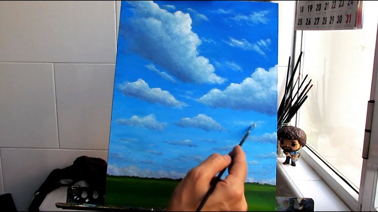 Cómo pintar NUBES #6 CON VOLUMEN y CIELO CON PROFUNDIDAD | Pintar con Francis ®