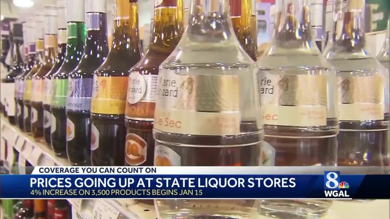 Pennsylvania Liquor Control Board announces higher alcohol prices