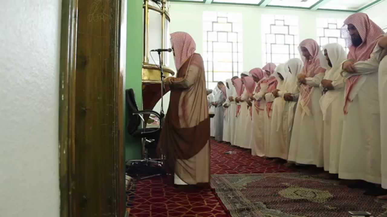 Sheikh Nasser Al Qatami Jumuah Salah - Sheikh Bandar Balilah praying behind him