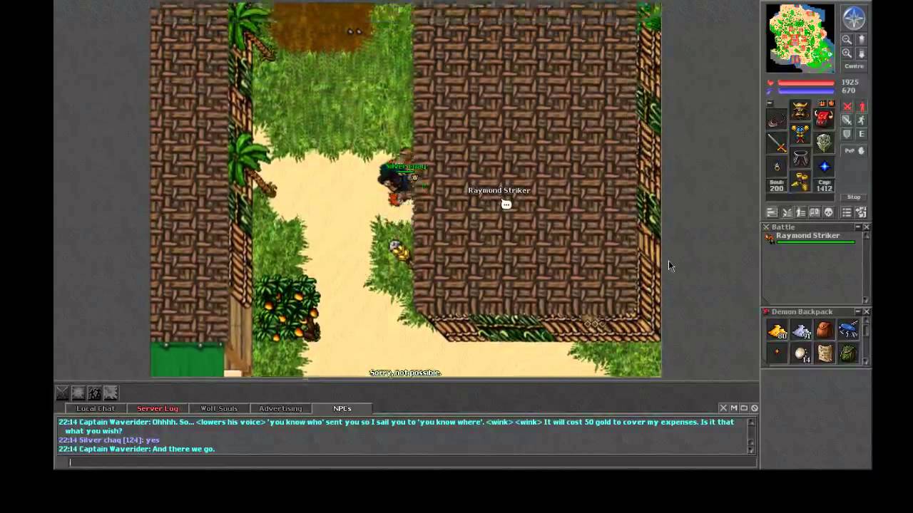 Tibia: Pirate Outfit en Directo, en Español