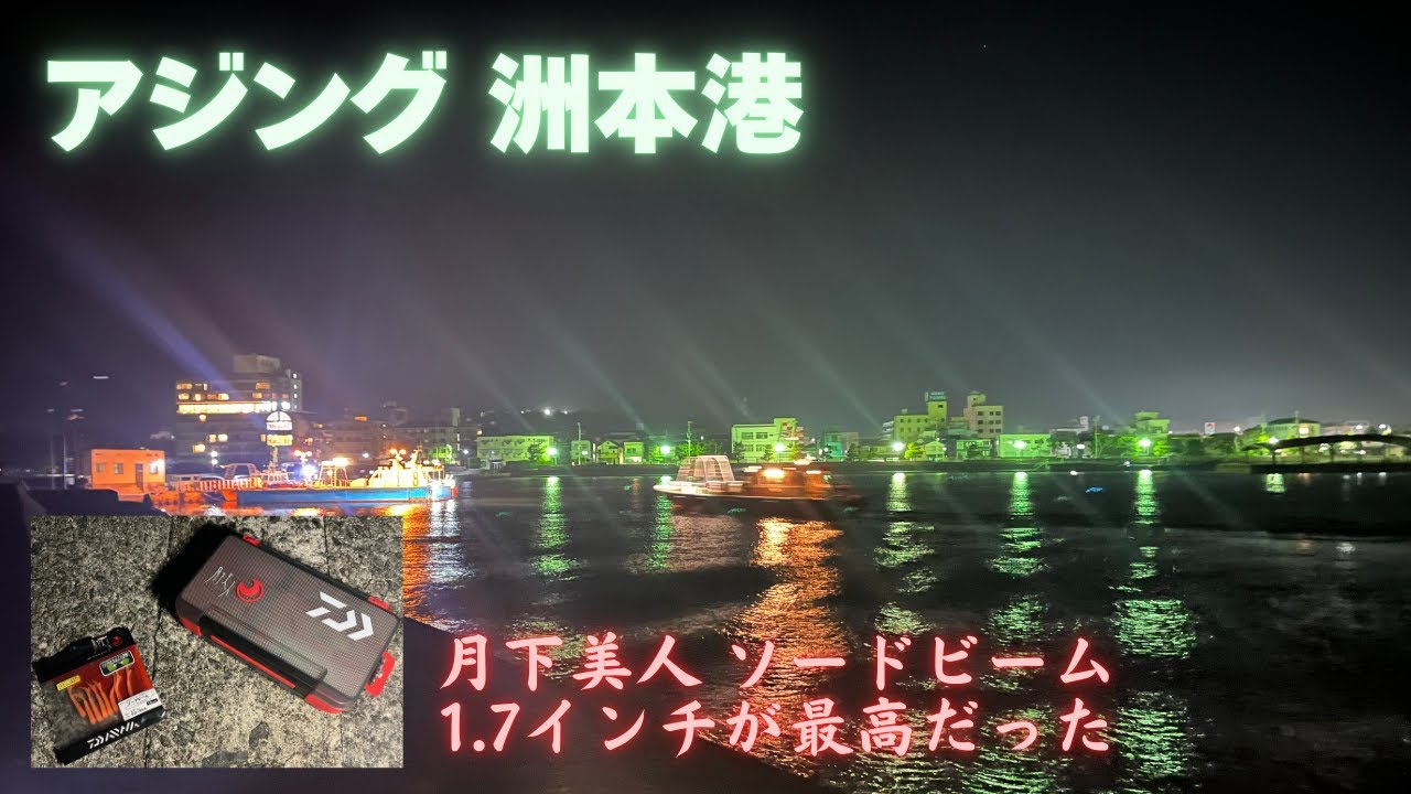 【アジング】洲本周辺で二夜連続のアジング釣行が最高の日に