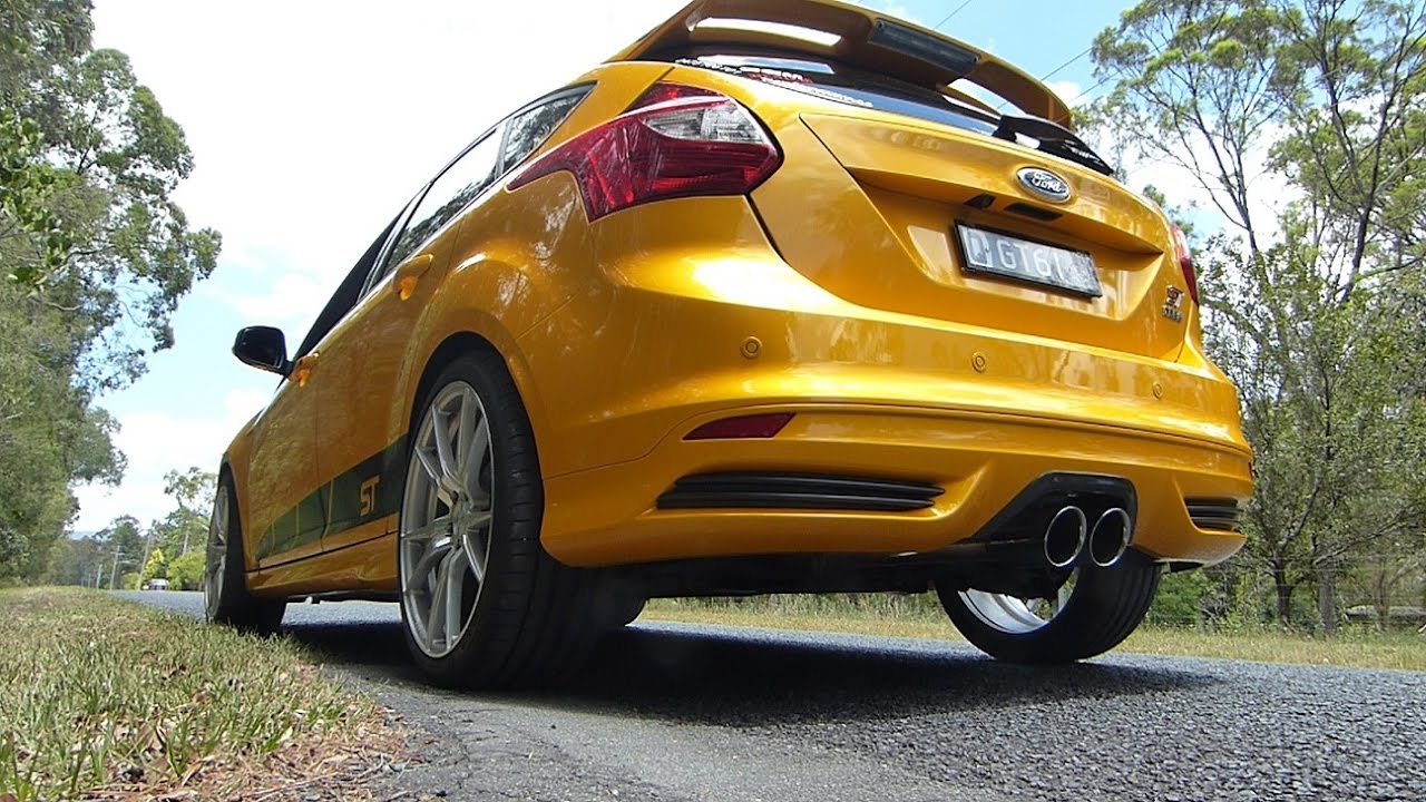 Focus ST Turboback Exhaust Comparison - Stock to Catback to Turboback