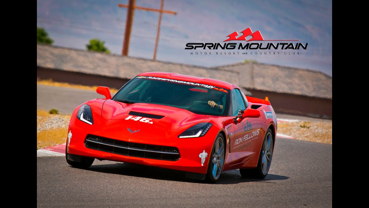 Ron Fellows Corvette Driving School at Spring Mountain Motor Resort by Austin Lee Speigel