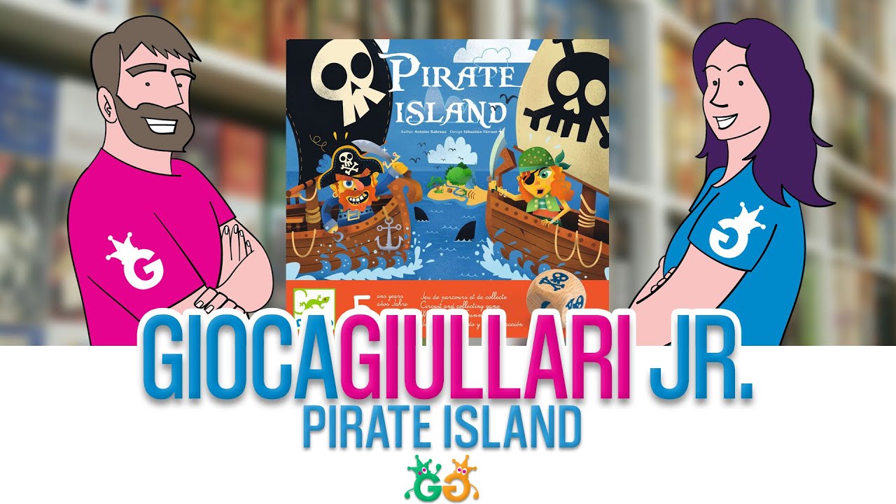 Pirate Island, il Gioco da Tavolo dei pirati per bambini 5+ - Gioca Giullari Junior