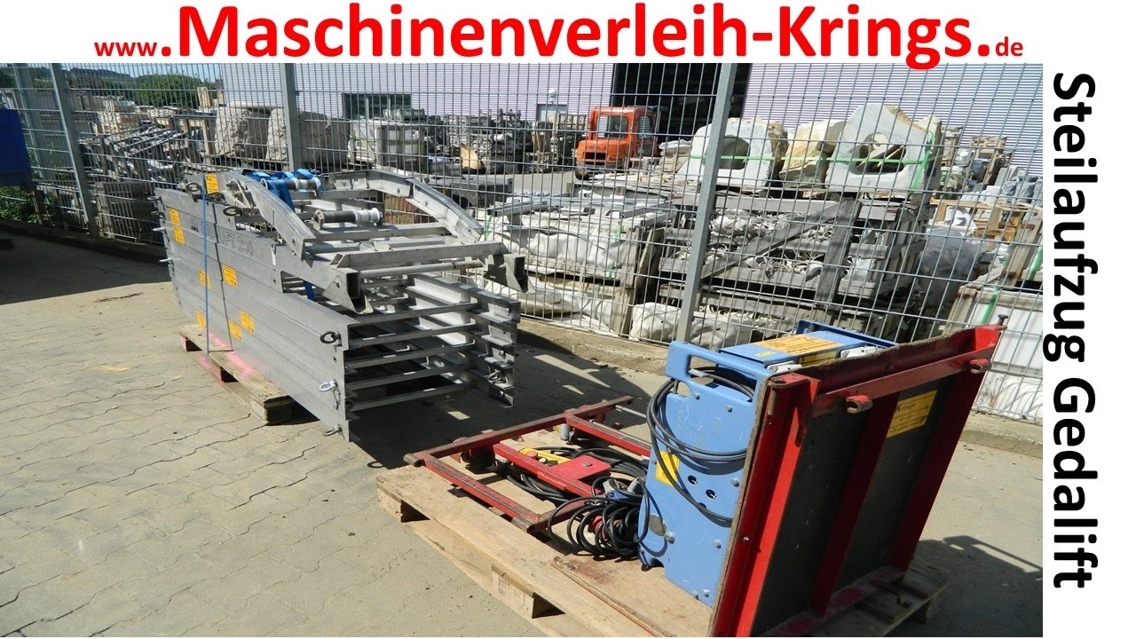 geda steilaufzug toplift video erklärung einweisung www.Maschinenverleih-Krings.de250 komfort