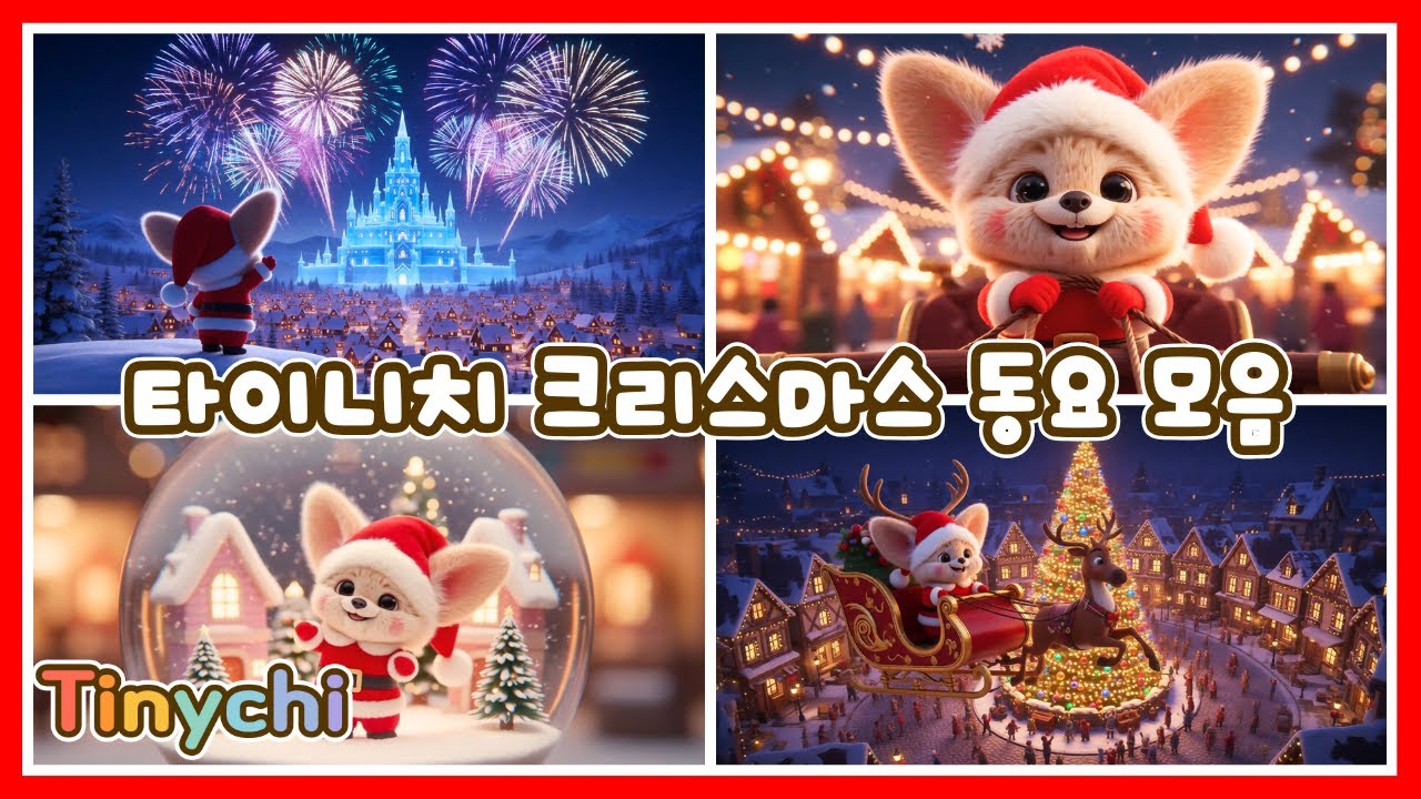 [어린이 동요] 크리스마스 노래 모음집 | 크리스마스 노래 | 크리스마스 동요 | 겨울 동요 | 타이니치 키즈송 | 키즈송 | 인기 아기동요 | 키즈 인기동요