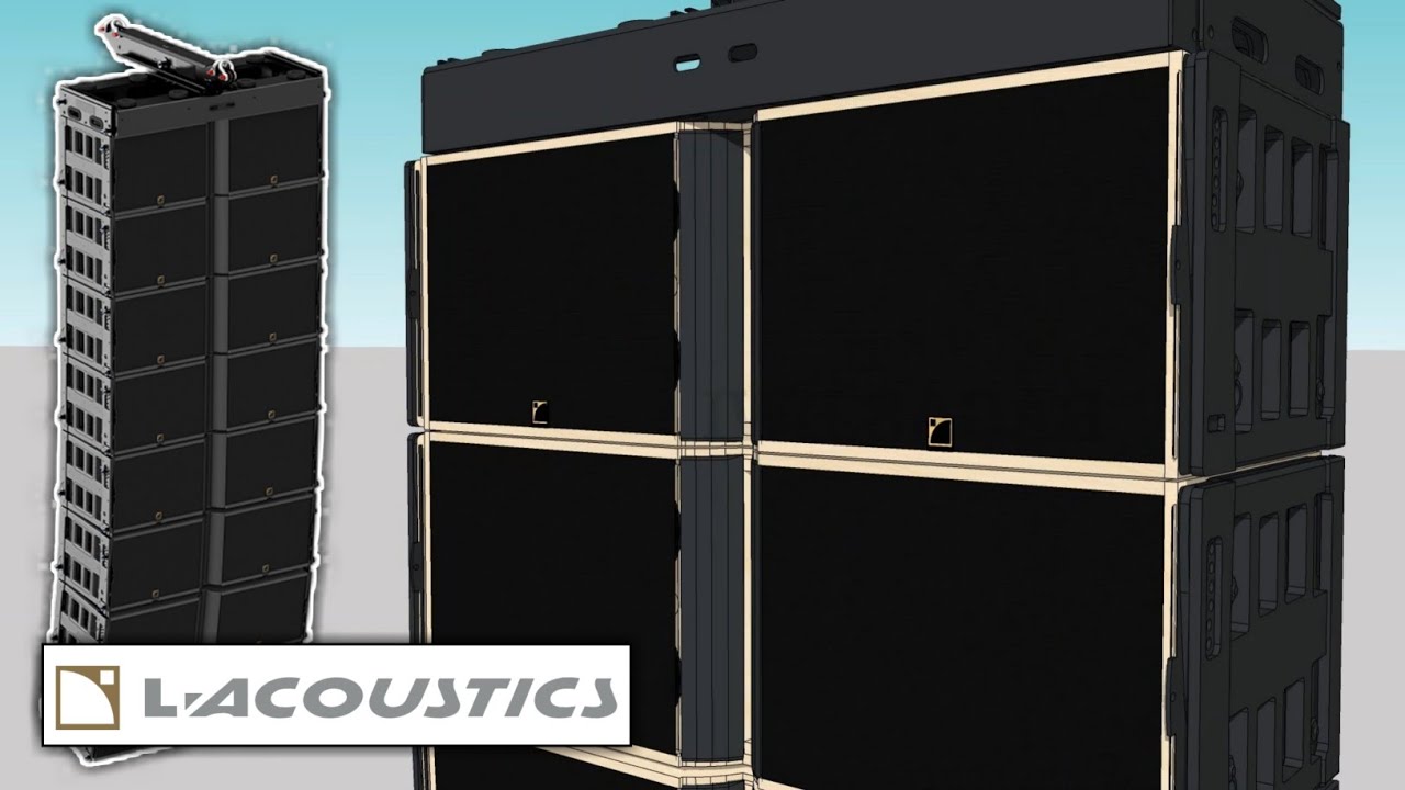 DIY SPEAKER BOX // PLAN LINE ARRAY L-ACOUSTICS K1 SKEMA BOX LINE ARRAY K1