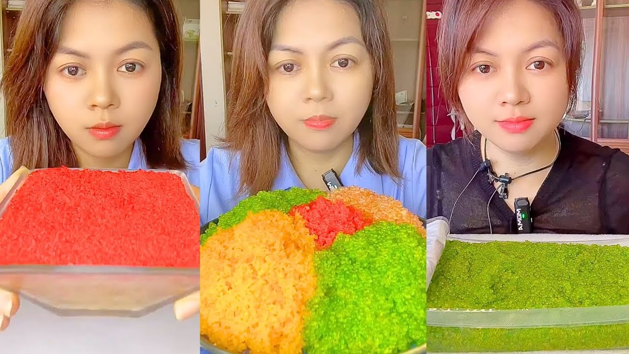 Chinese Colorful Fish Roe ASMR | Layered Seafood Eating Sounds #47