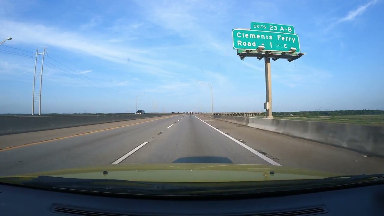 Delivery Driving from I-526 over Don Holt Bridge to Daniel Island and then to Mount Pleasant