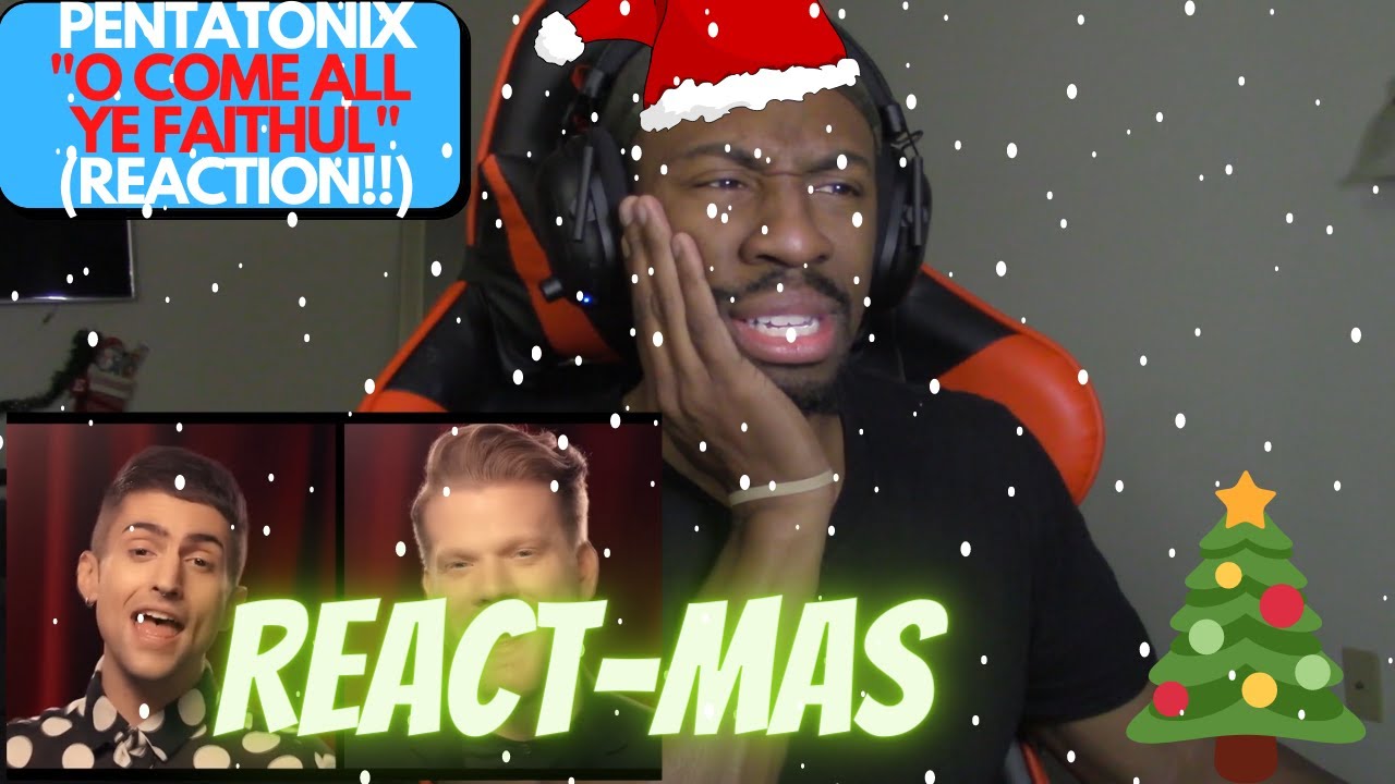 {РЕАКЦИЯ НА РОЖДЕСТВЕНСКУЮ МУЗЫКУ!} PENTATONIX 