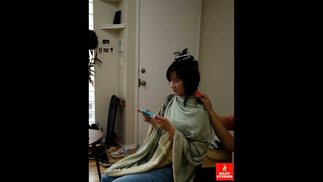 Meng'er Zhang's new haircut and new hairstyle | Xialing | Youtube Shorts | #Shorts