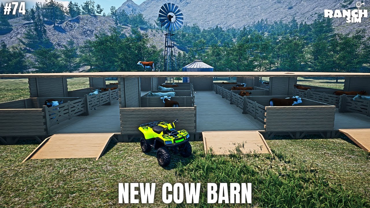 MOVING COWS TO NEW COW BARN | RANCH SIMULATOR PART 74 IN HINDI