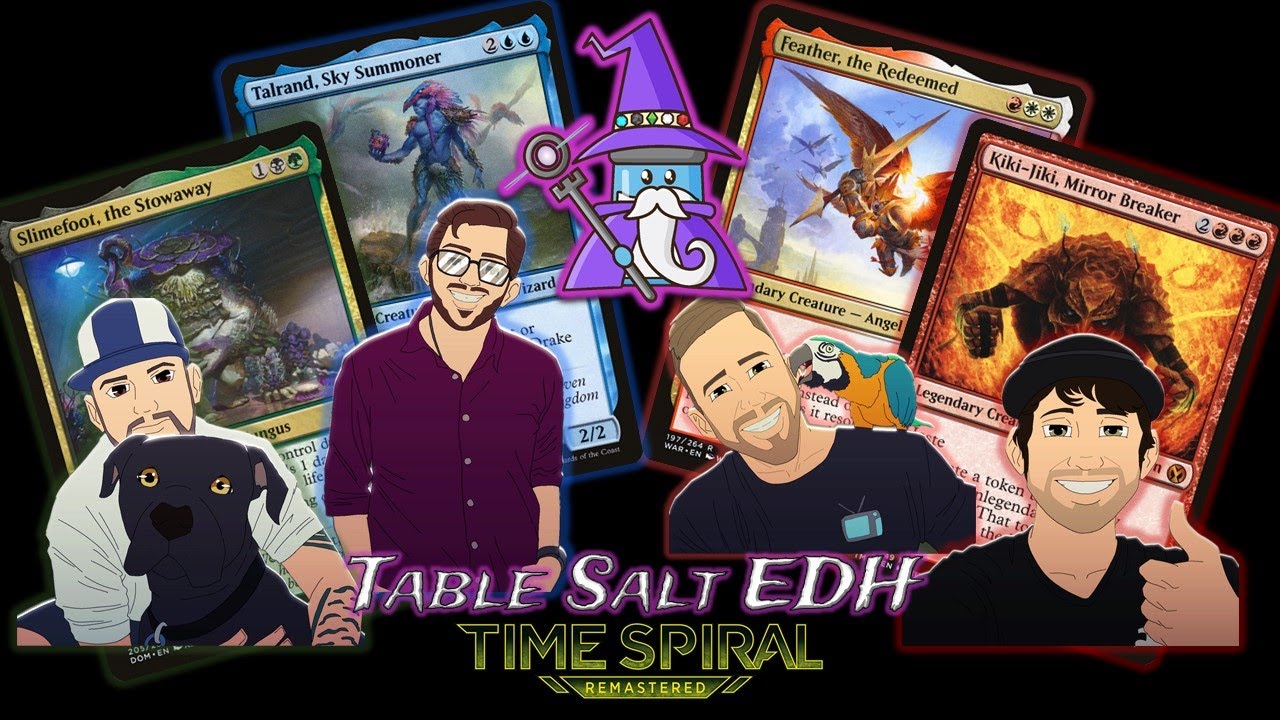 Talrand - Slimefoot - Feather - Kiki-Jiki | Time Spiral | Table Salt EDH Commander Gameplay | MTG