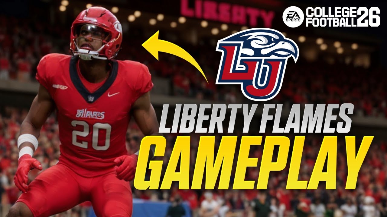 LIBERTY FLAMES GAMEPLAY! - FAN THE FLAMES - COLLEGE FOOTBALL 26