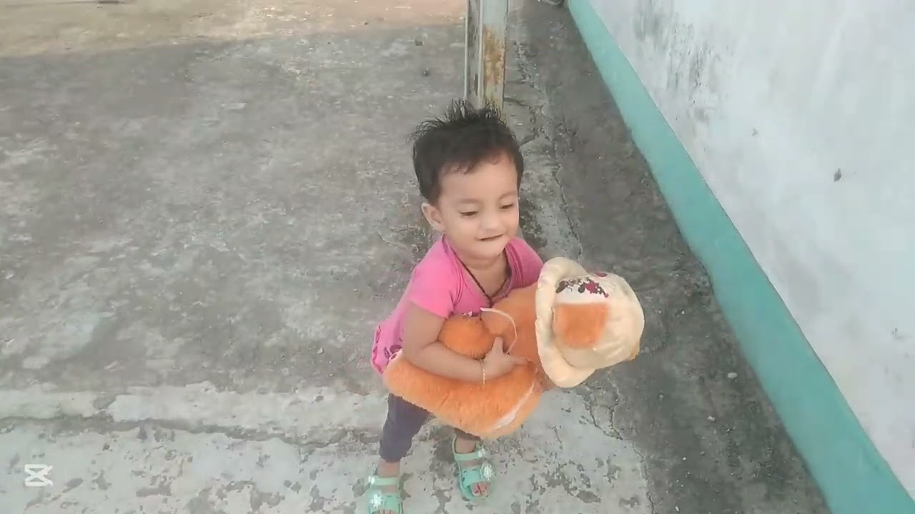 পুতুল নিয়ে পেলার ভয়ে মাম্মাম কান্না করে দিল😁😁