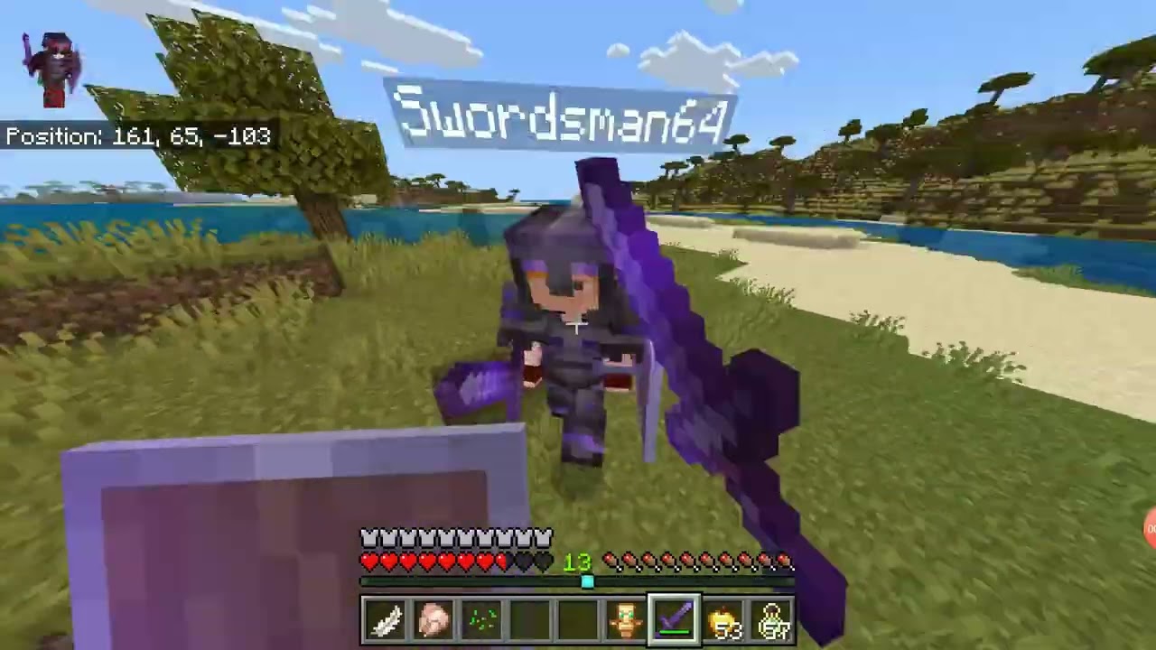 Minecraft PvP with one of my friends!