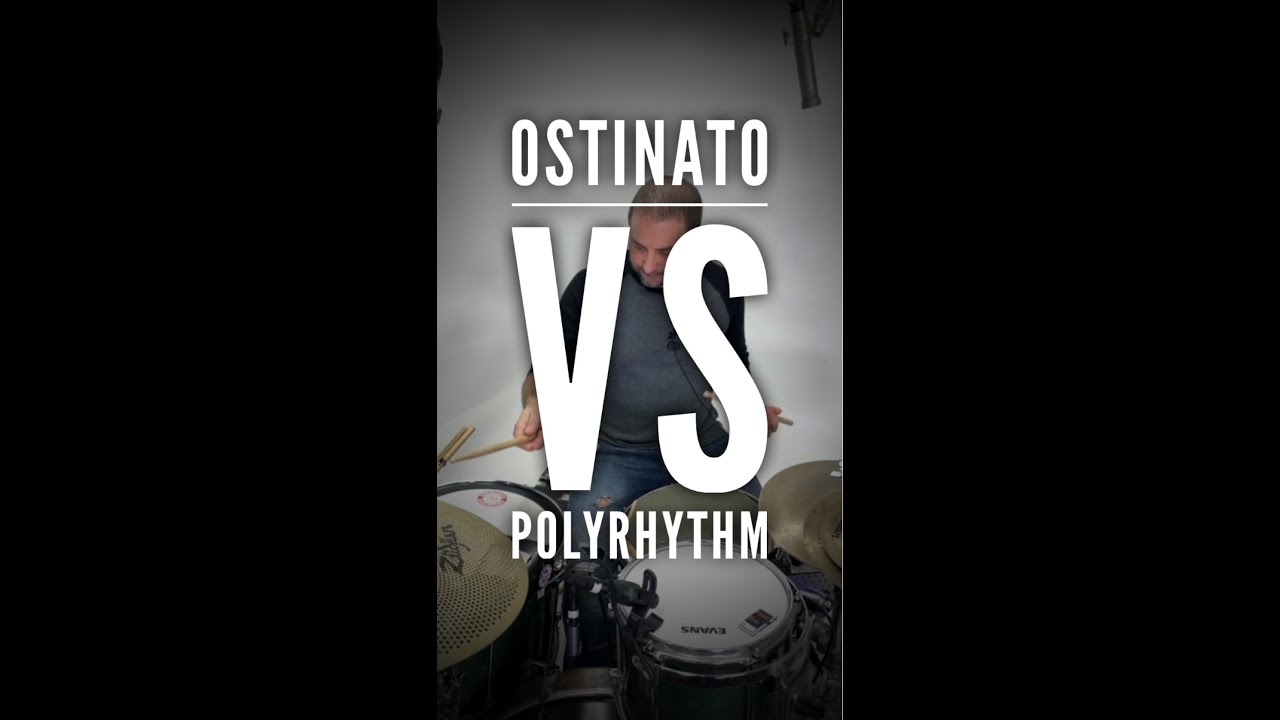 Polyrhythm VS Ostinato Drum Lesson