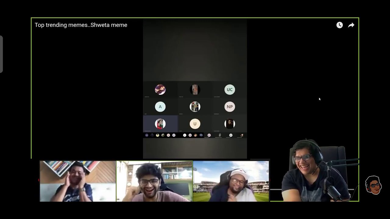TANMAY BHAT AND GANG REACTS TO THE SHWETA MEME😂/shweta mic/
