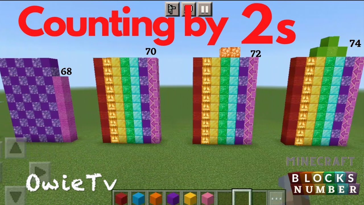 Counting by 2s Song  | Minecraft Numberblocks Counting Songs| Counting Songs for Kids