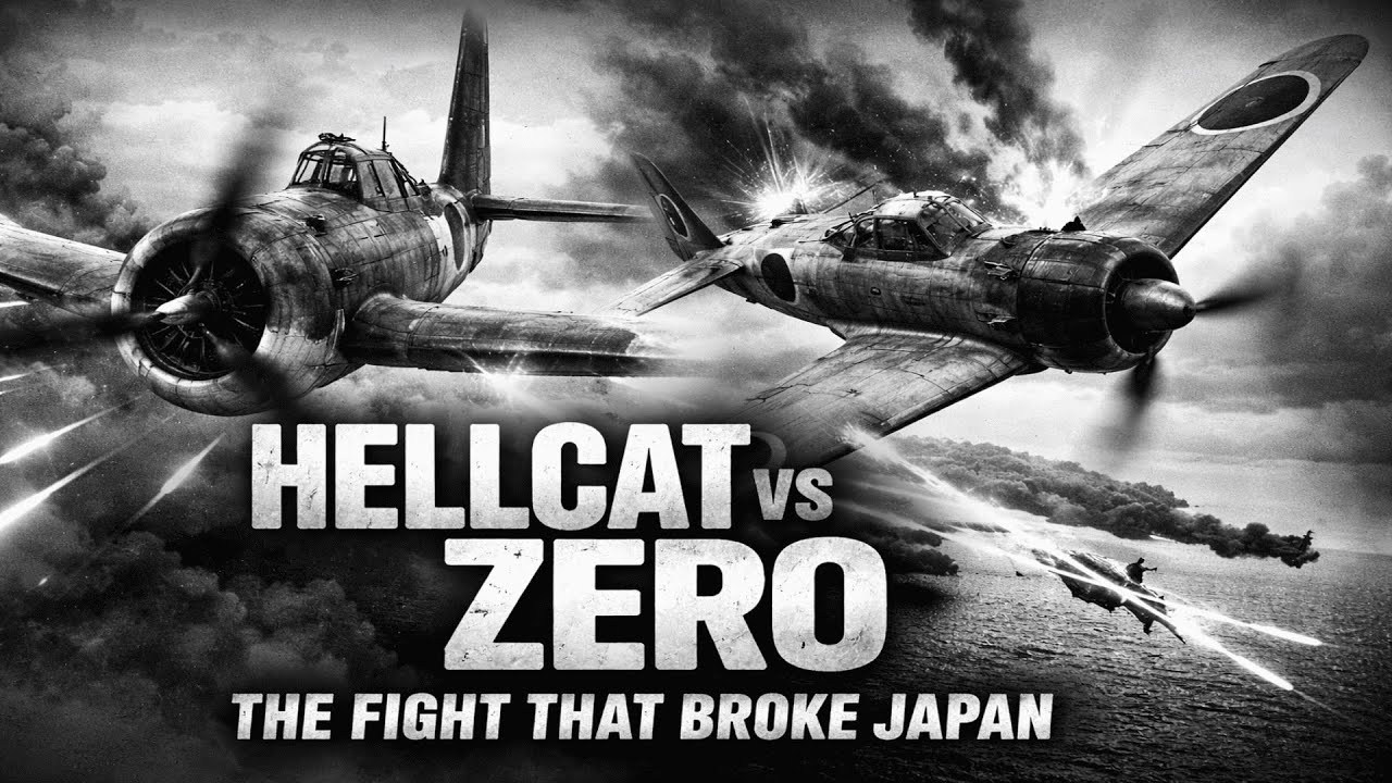 F6F Hellcat vs Mitsubishi A6M Zero: How a “Heavy” Fighter Destroyed Japan’s Air Power