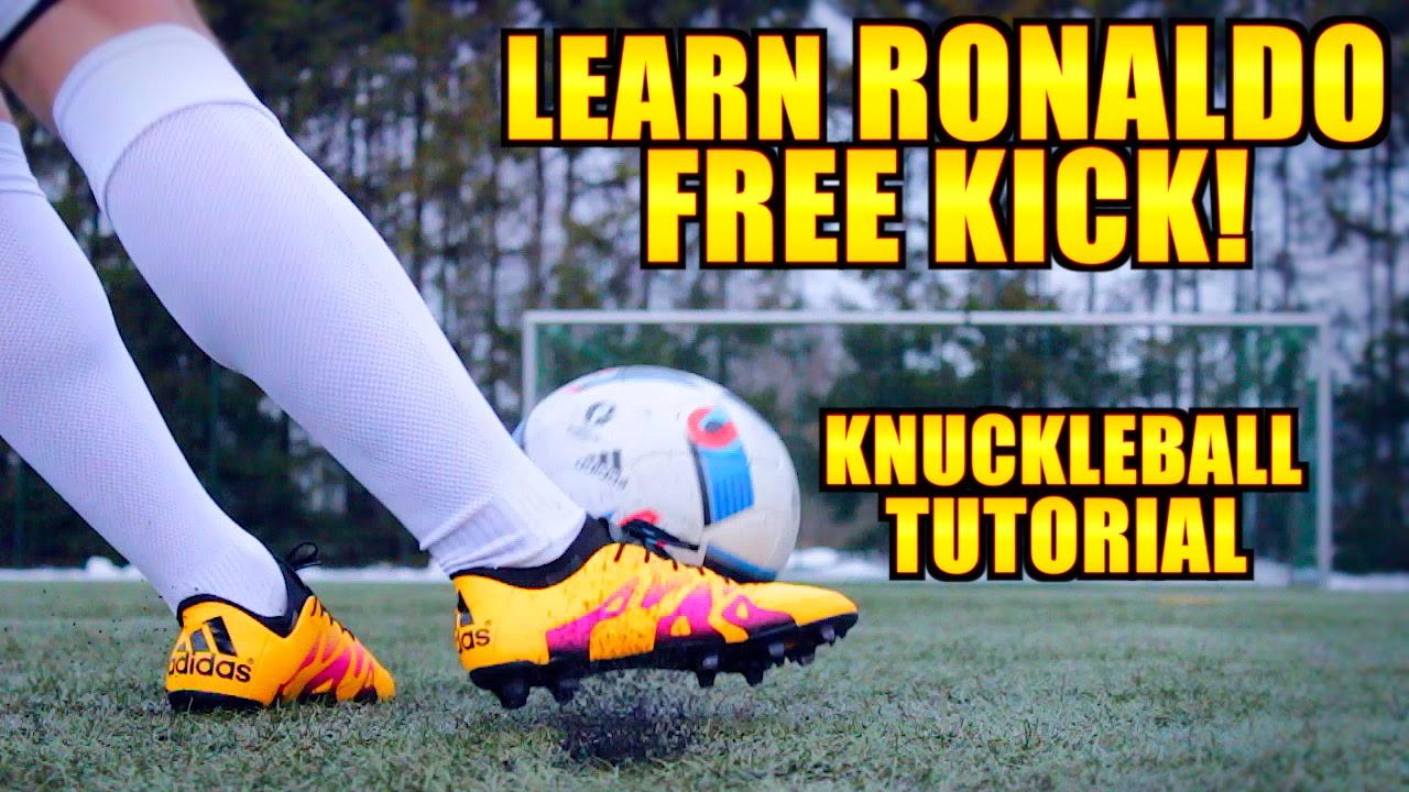 How to shoot a KNUCKLEBALL like Cristiano Ronaldo ● Tutorial