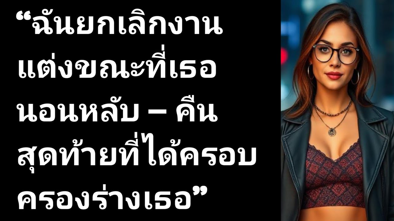 “ฉันยกเลิกงานแต่งขณะที่เธอนอนหลับ — คืนสุดท้ายที่ได้ครอบครองร่างเธอ”