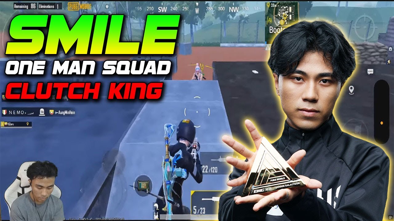 PUBG Mobile Myanmar : Smile one man squad Ep.447