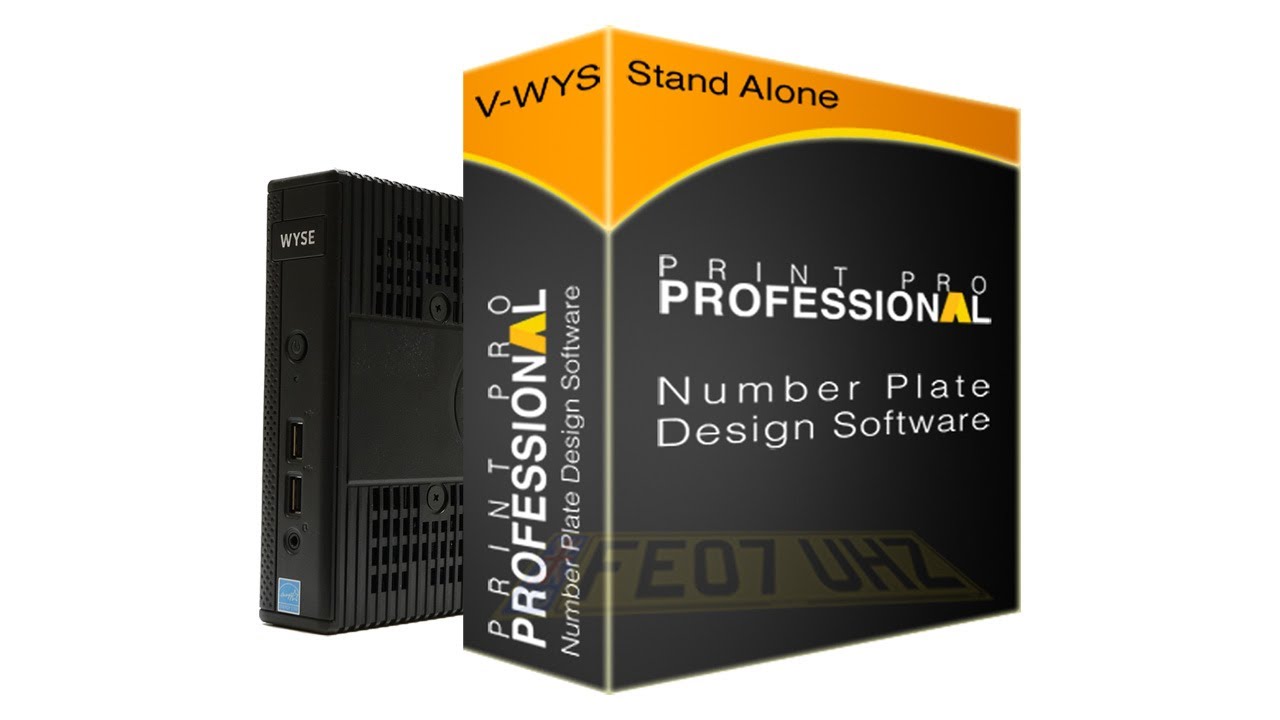 Number Plate Software in a Box - GoDEX G500