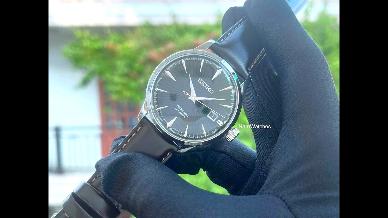 Seiko Presage Cocktail Green Leather - SRPD37J1