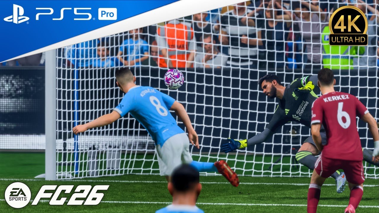 FC26 | Man City VS Liverpool | Premier League 25/26 | PS5 Pro | 4K HDR 60FPS
