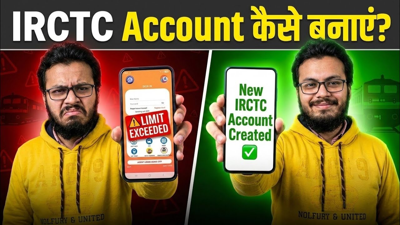 IRCTC Account Kaise Banaye | How to Create IRCTC Account | The RailBook