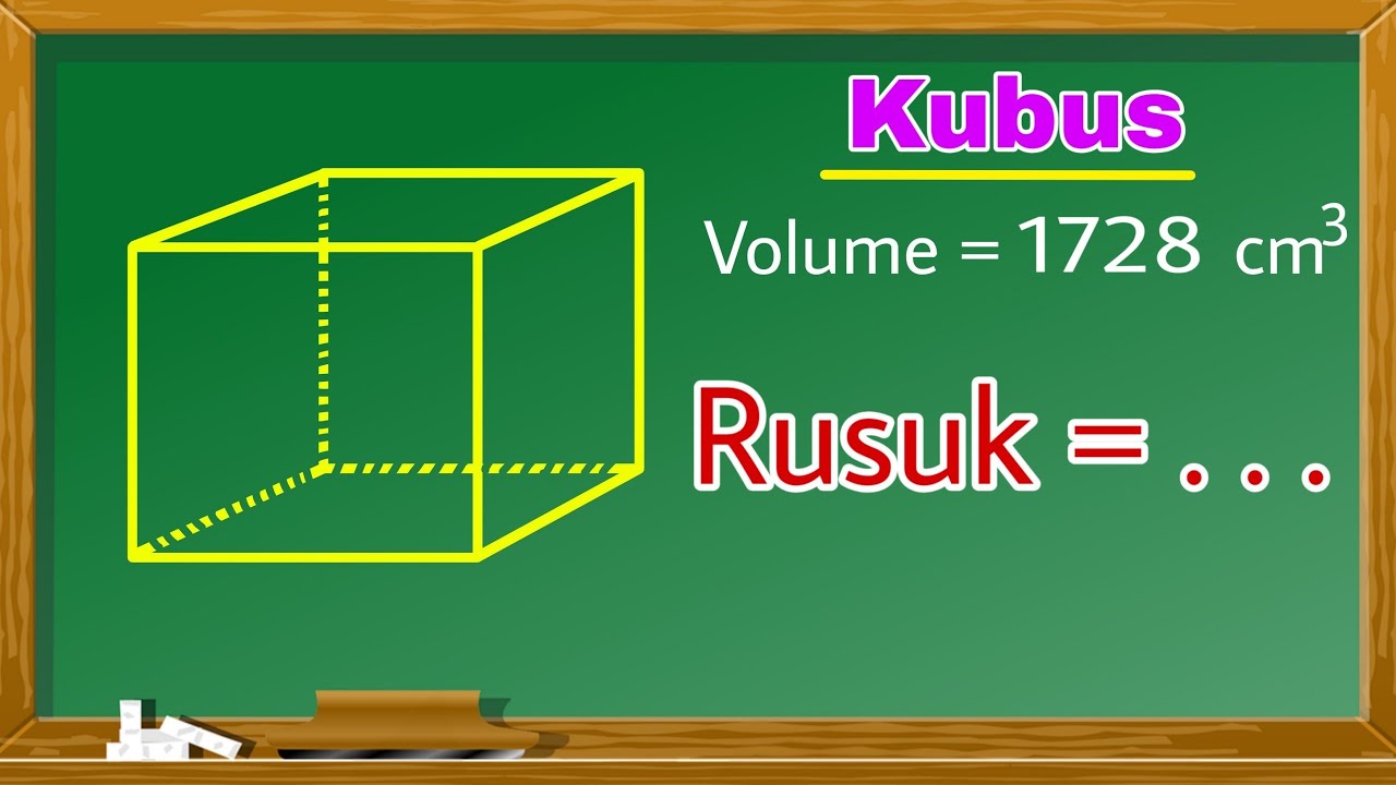 Cara Mencari Panjang Rusuk Kubus Jika Diketahui Volumenya