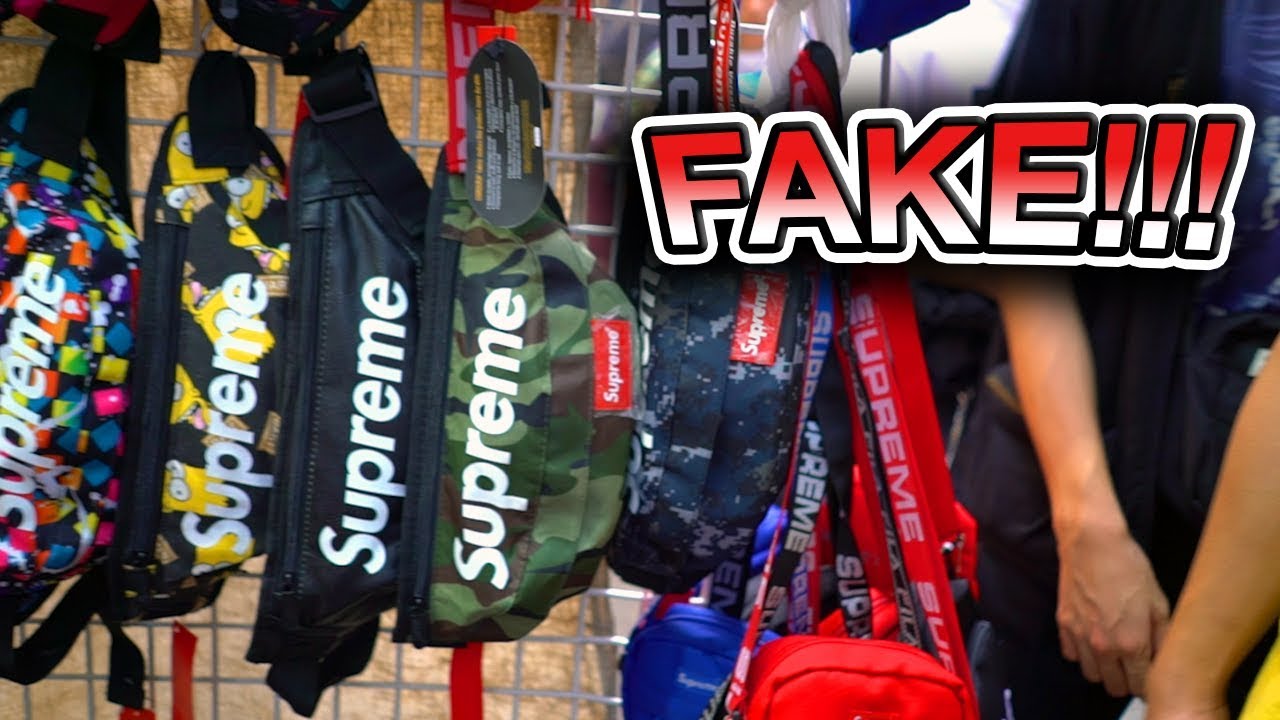 Fake Supreme China Market