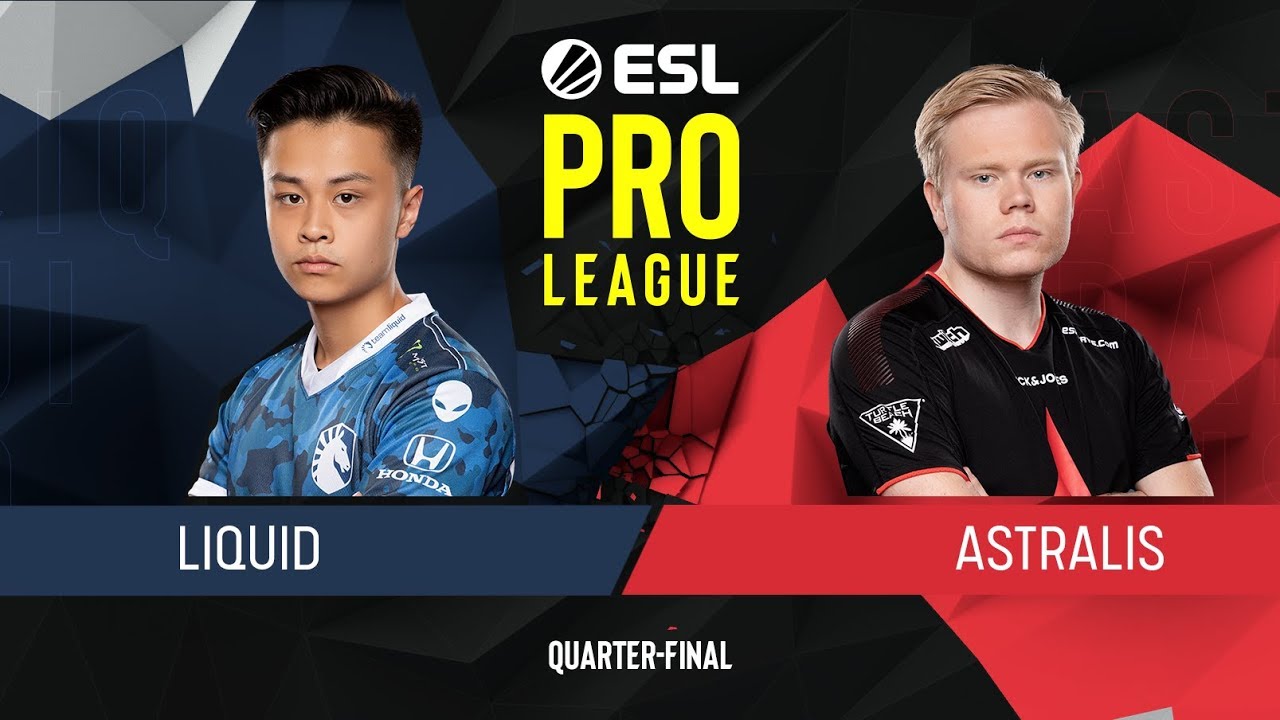 CS:GO - Liquid против Astralis [Overpass] Карта 1 - Четвертьфинал - ESL Pro League Сезон 9