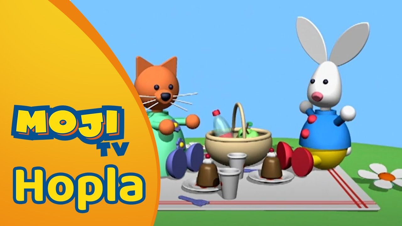 LATEN WE GAAN PICKNICKEN, HOPLA! ⛺ | HOPLA 🐇 | Nederlandse Kinderseries | MojiTV