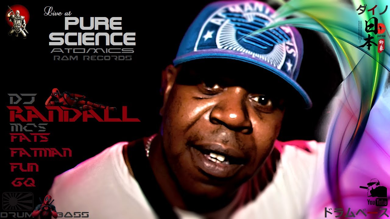 DJ Randall & MC's Fats, Fatman, Fun, GQ - live D&B mix at Pure Science /Atomics/ Ram Records ドラムベース