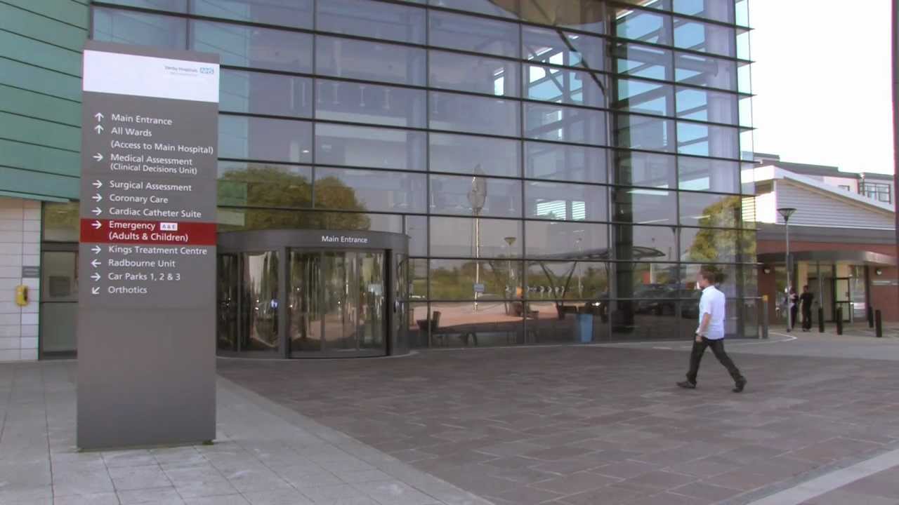 The Royal Derby Hospital Main Entrance - Learning Disabilities Version